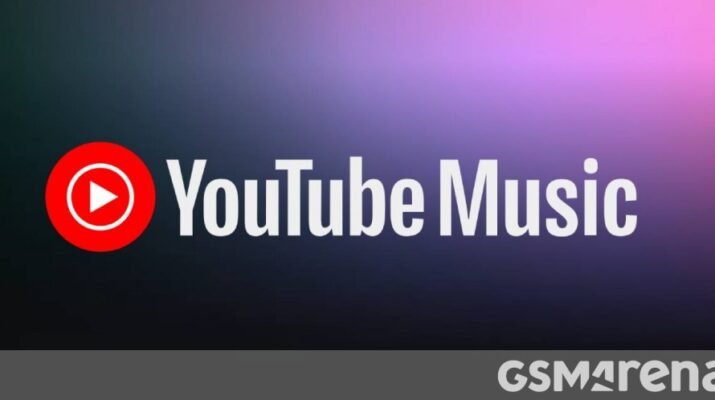Tampilan layar smartphone yang menunjukkan aplikasi YouTube Music dengan notifikasi batas lirik untuk akun gratis.