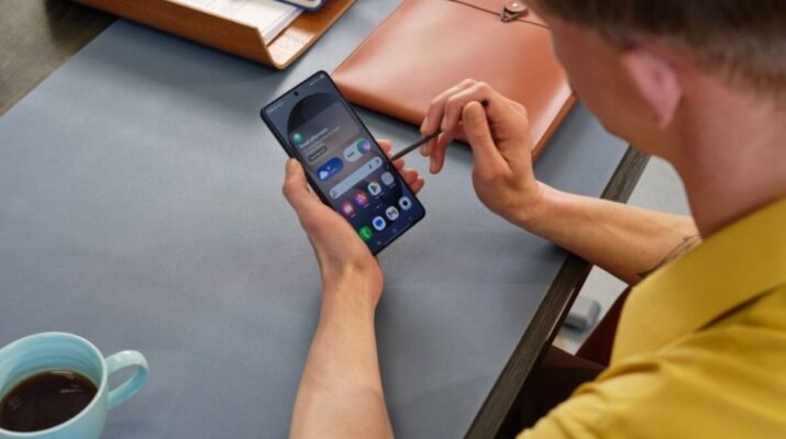 Gambar Galaxy S26 Ultra Enterprise Edition dengan deskripsi "Galaxy S26 Ultra Enterprise Edition dengan performa yang berkilau diimbangi dengan daya tahan baterai yang luar biasa."